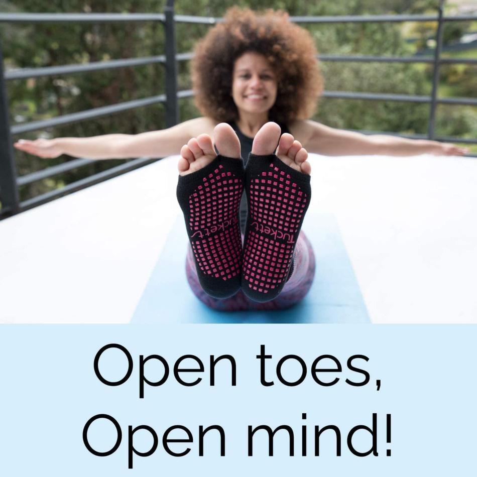 Vớ phụ nữ không trơn trượt không trượt cho yoga barre pilates thể dục thể dục thể thao chống trượt tất Color: Mei Hong Size: EUR 35-40 US 4.5-8.5