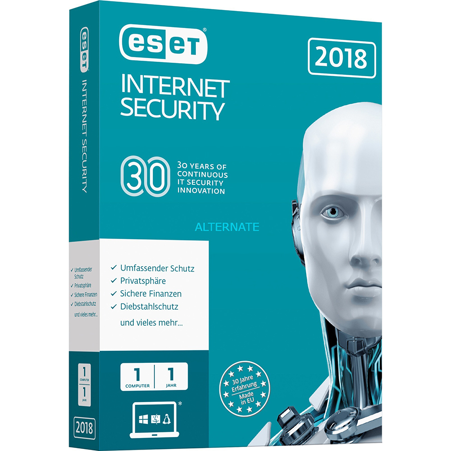 Phần mềm diệt virut Eset Internet Security ESET-EIS-IUIY - Bản Quyền 1 User 1 Year - Hàng chính hãng