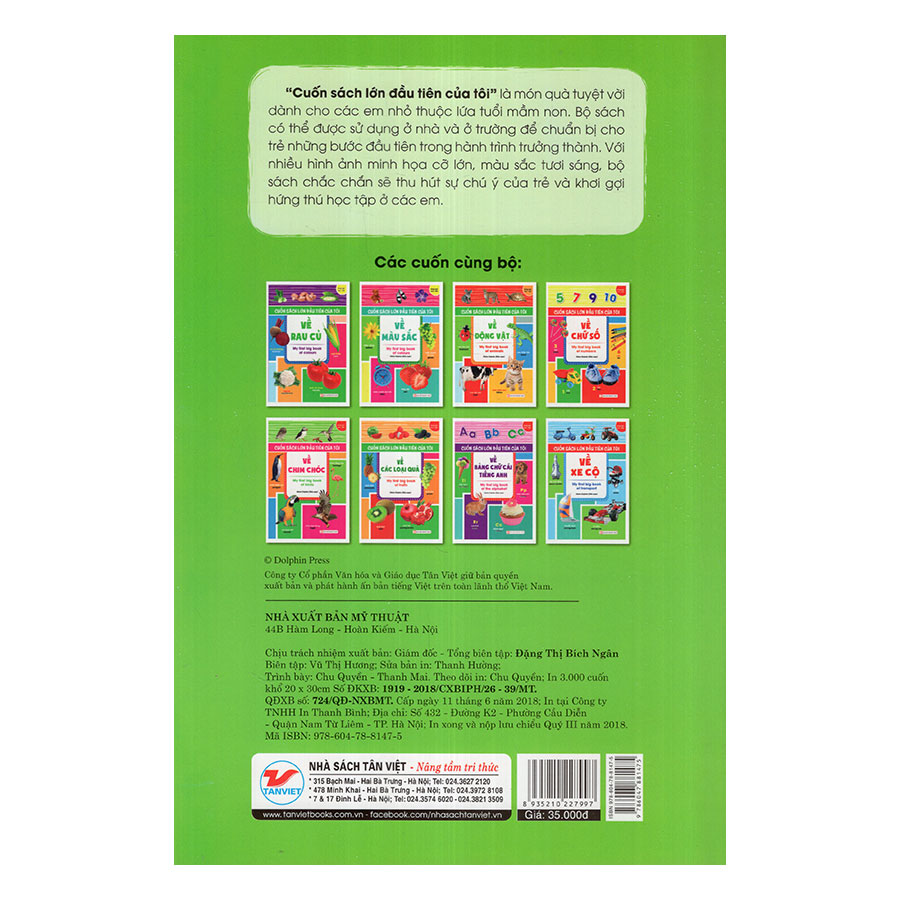 Cuốn Sách Lớn Đầu Tiên Của Tôi Về Chim Chóc