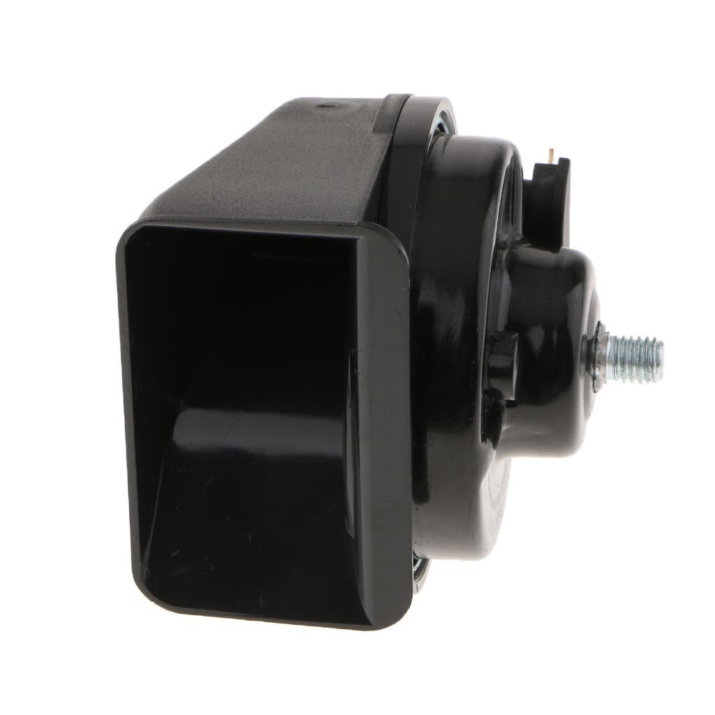 1 Pair 12V Universal Waterproof Car Auto Snail High Power Tweeter Black
