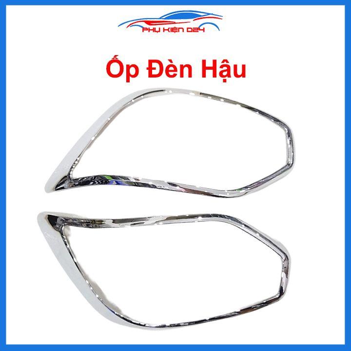 Ốp viền đèn pha hậu mạ crom Soluto 2017-2018-2019-2020-2021-2022 chống trầy trang trí bảo vệ xe