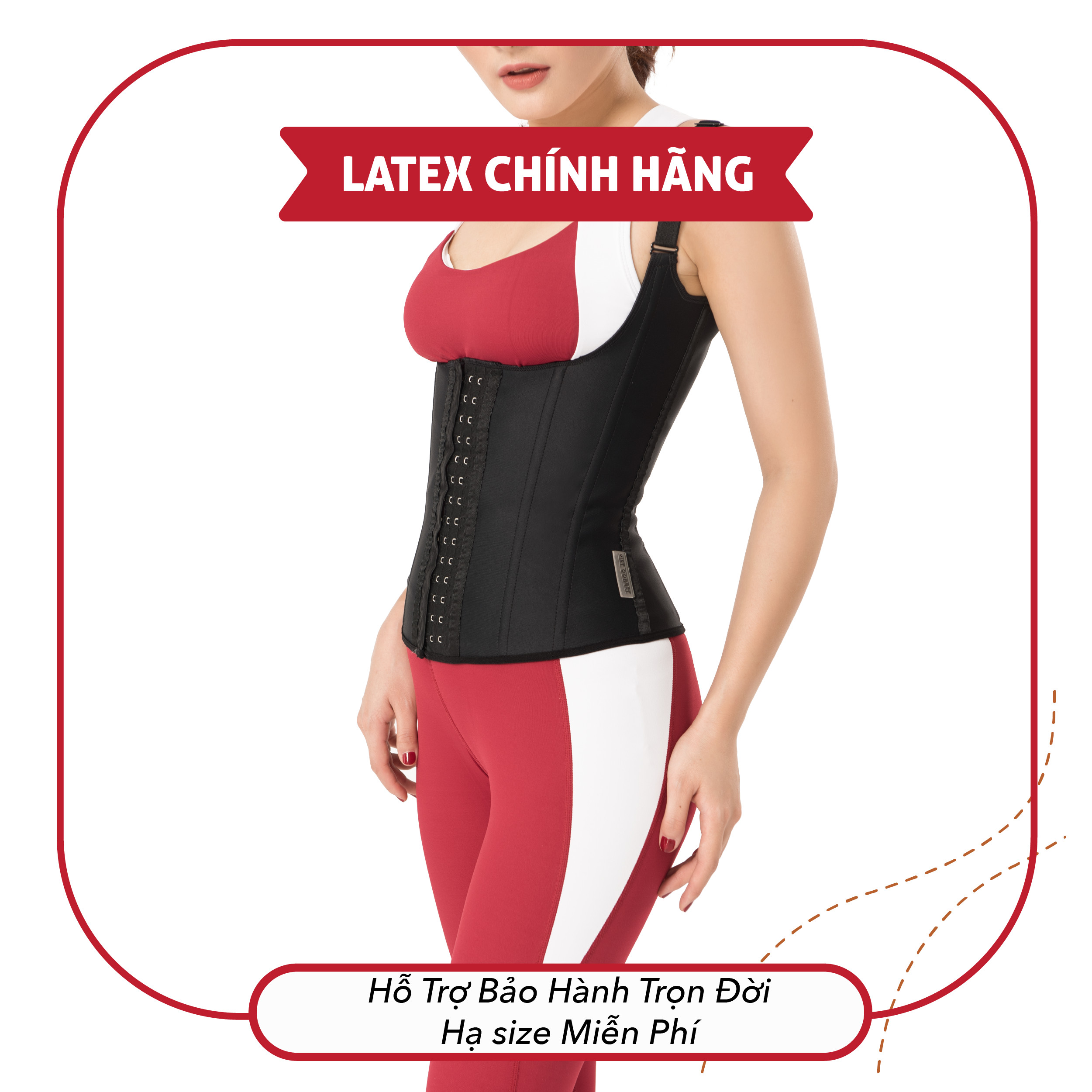 Gen Nịt Bụng Latex Slim 200 - Da - 42