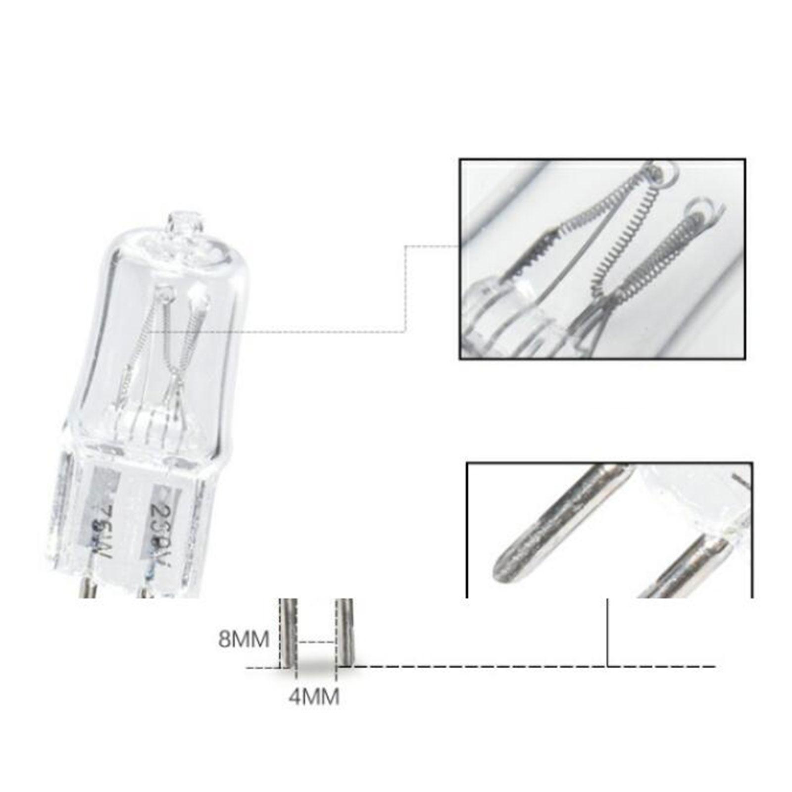 Modeling Lamp Bulb Replacement Parts/ 75W 220V High Brightness/ Mini Compact Photography Light Bulb for Strobe Light/ Flash Light/ Photo Studio