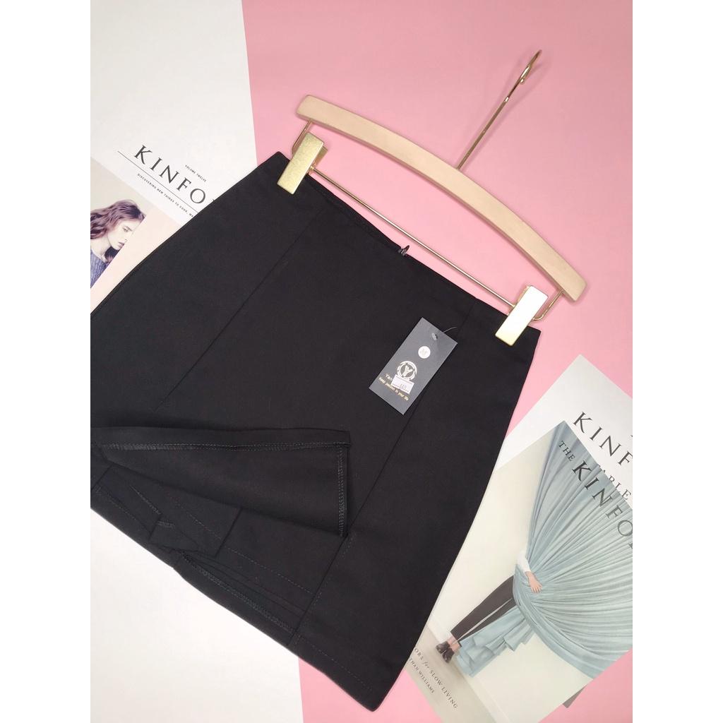 Chân váy xẻ lưng cao Z.Ra siêu tôn dáng  - hinhin