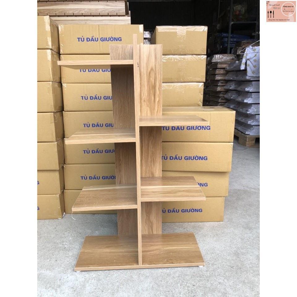 Kệ sách gỗ 5 tầng chất liệu gỗ MDF chống mối mọt, Giá sách gỗ 5 tầng cao cấp tiện lợi