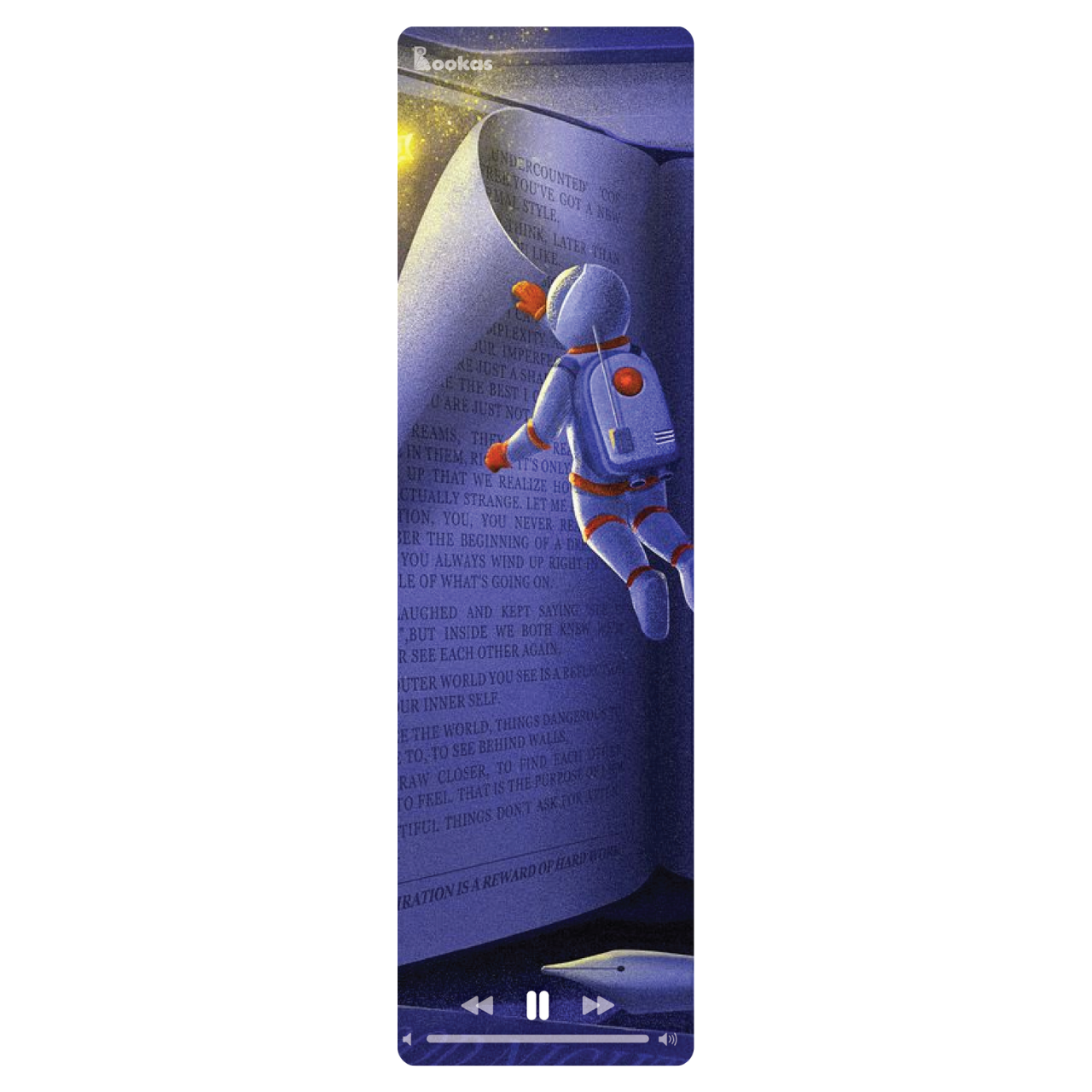 5 Cái Bookmark Kẹp Sách, Dấu Trang Hoạ Tiết Sách Vũ Trụ  - SBOOKS