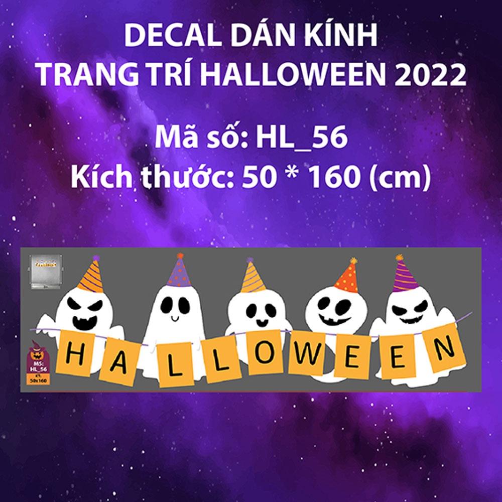 DECAL TRANG TRÍ HALLOWEEN 2022 COMBO ĐÓN MỪNG HALLOWEEN