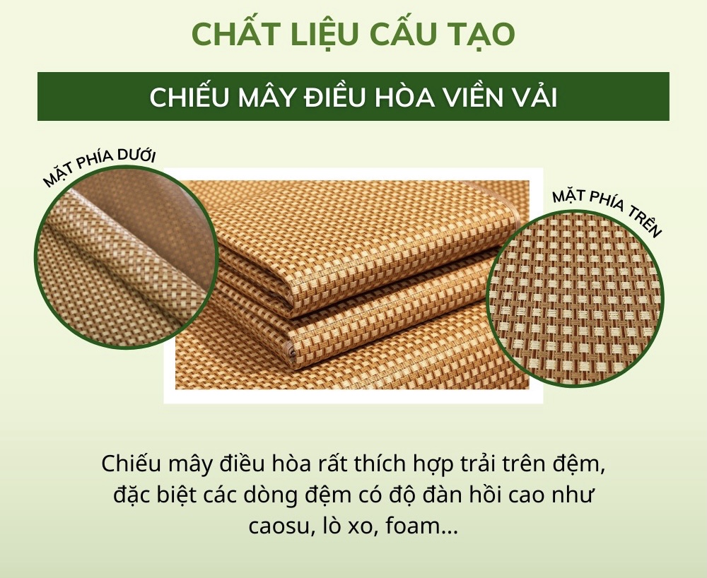 Chiếu điều hoà 1.5x2m hàng cao cấpVNXK có thể gấp gọn được