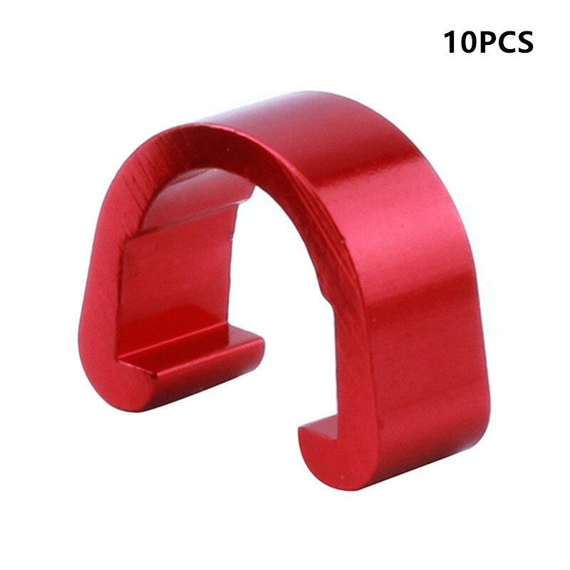 10Pcs Bicycle Frame U Buckle For Brake Cable Housing Hose Tube MTB Bike Shifter Cable Guides Button Fixed Tubing Clips