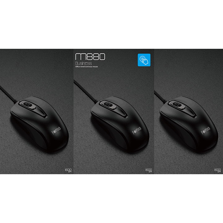 Bộ sản phẩm bàn phím chuột Fortech K880 + Mouse M880 - Hàng chính hãng