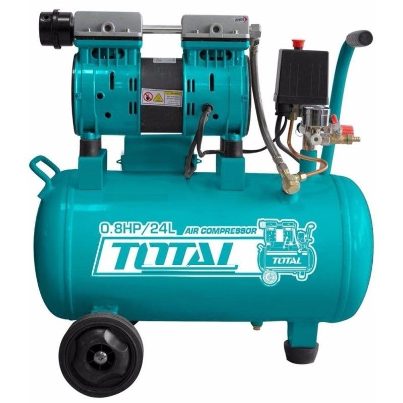 MÁY NÉN KHÍ KHÔNG DẦU 600W(0.8HP) 24L TOTAL TCS1075242 - HÀNG CHÍNH HÃNG