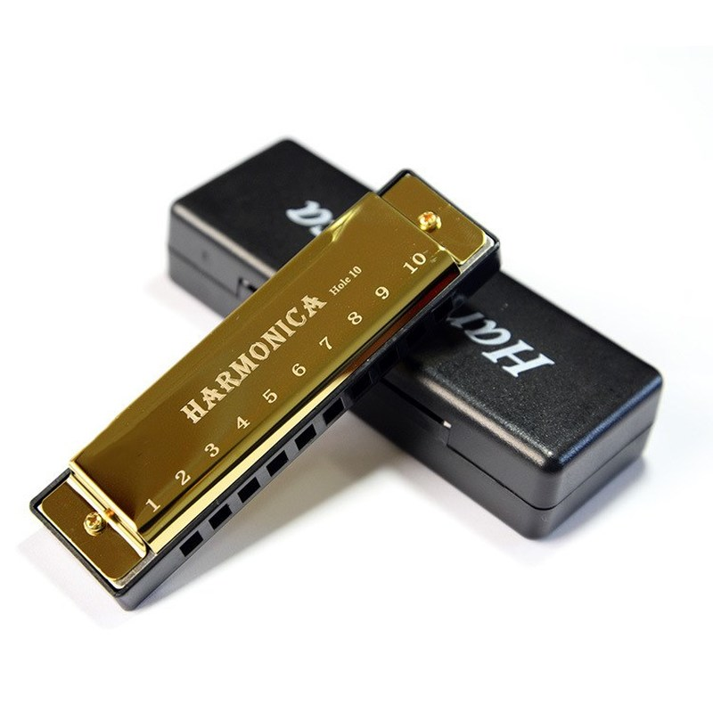 Harmonica 10 lỗ harp 20 c giai điệu diatonic harp key c blues jazz band miệng organ harp giáo dục sớm đào tạo cảm giác âm nhạc
