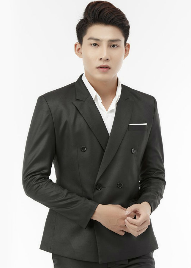 Áo Vest Nam 6 Nút Tay Dài Titishop AVN124 - Đen