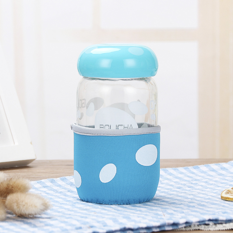 Bình Thủy Tinh Hình Nấm 300ml