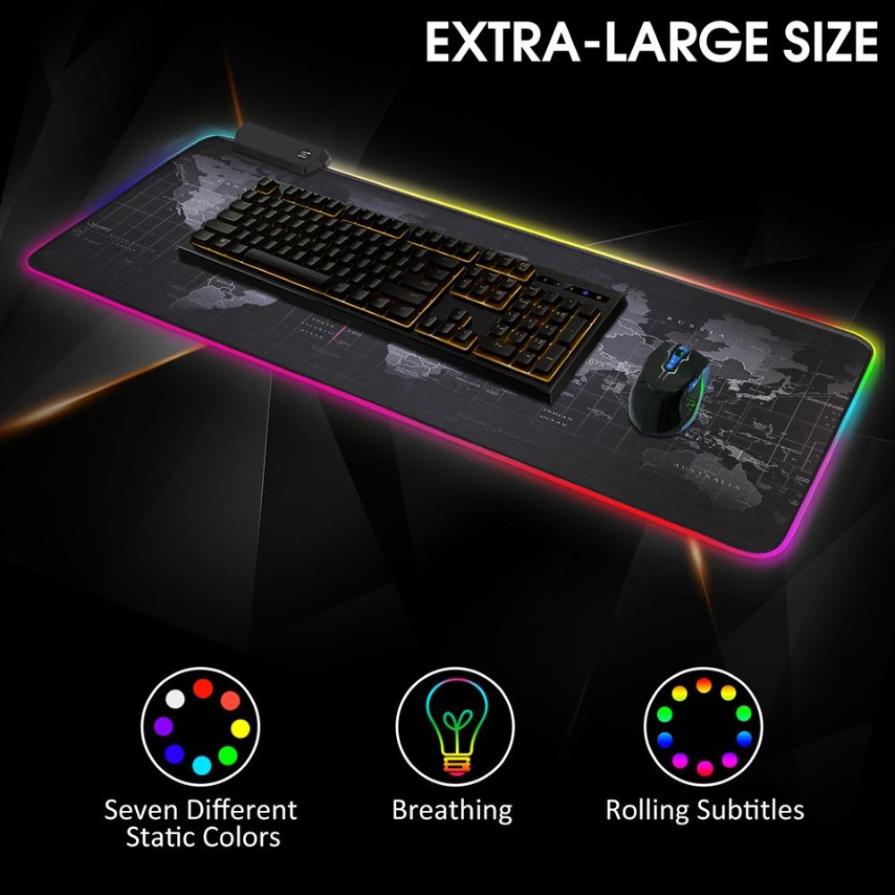 Miếng lót chuột chơi game có đèn LED RGB