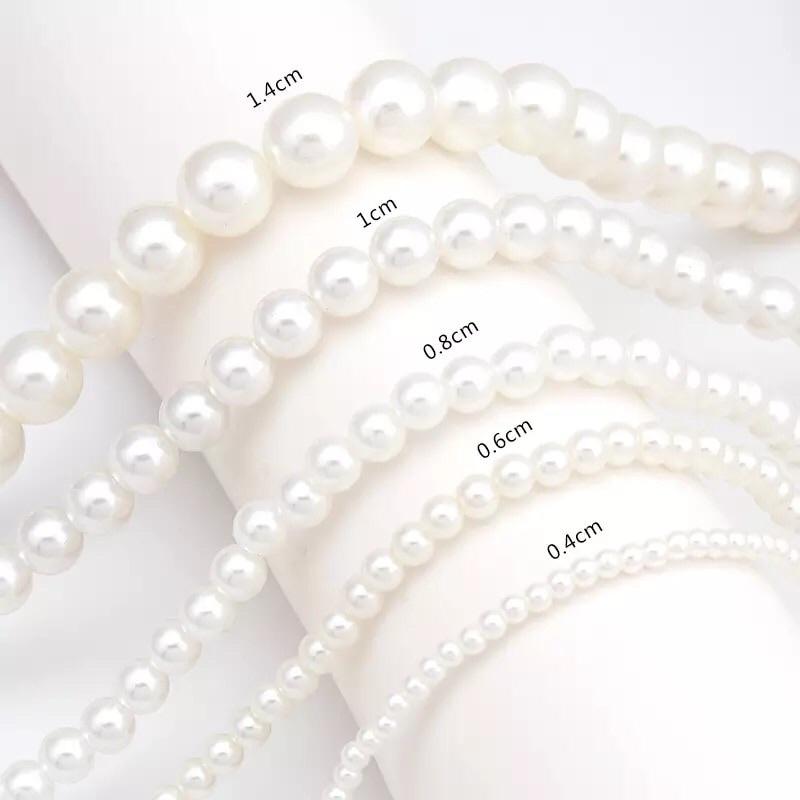 N114 dây chuyền hạt trai cho nam cá tính