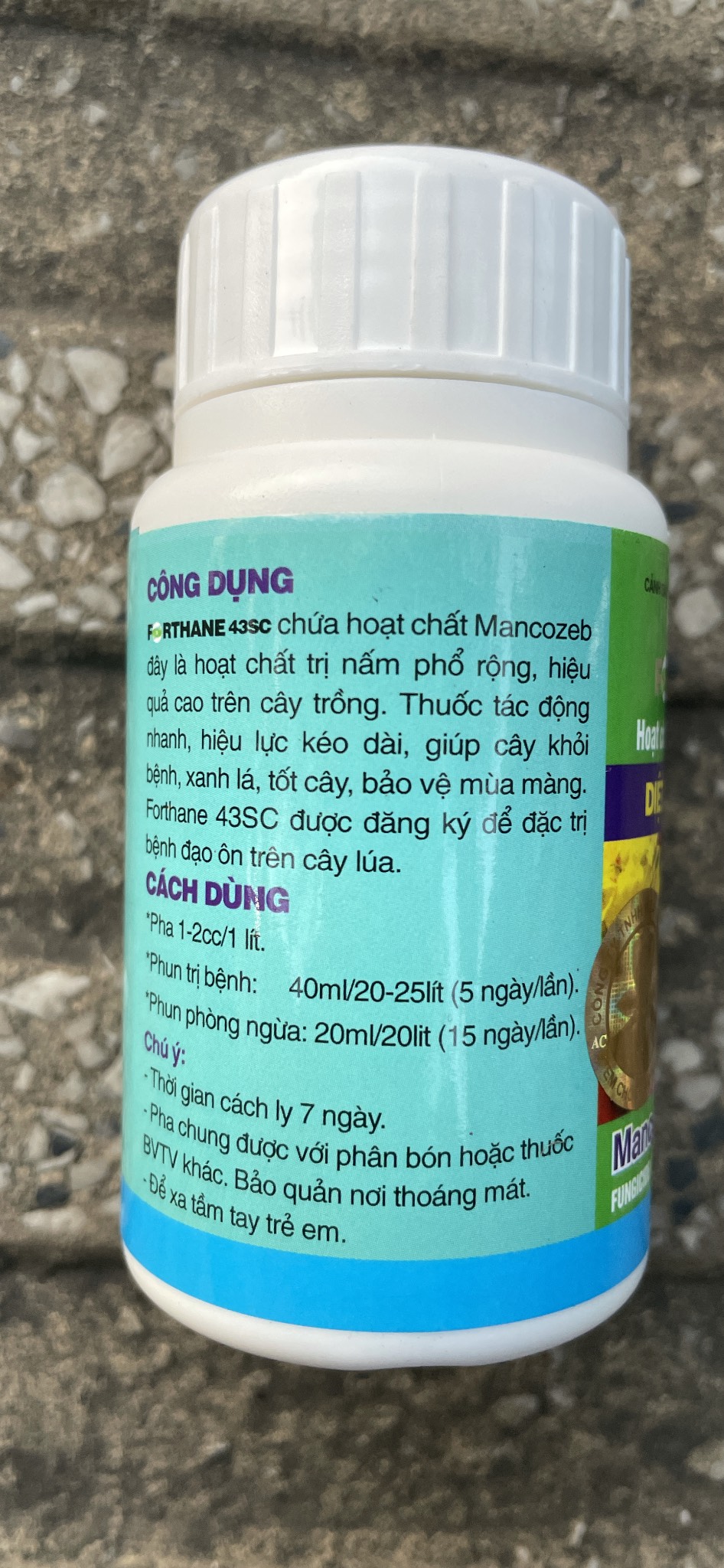 Chế phẩm FORTHANE Mancozeb lọ 100ml