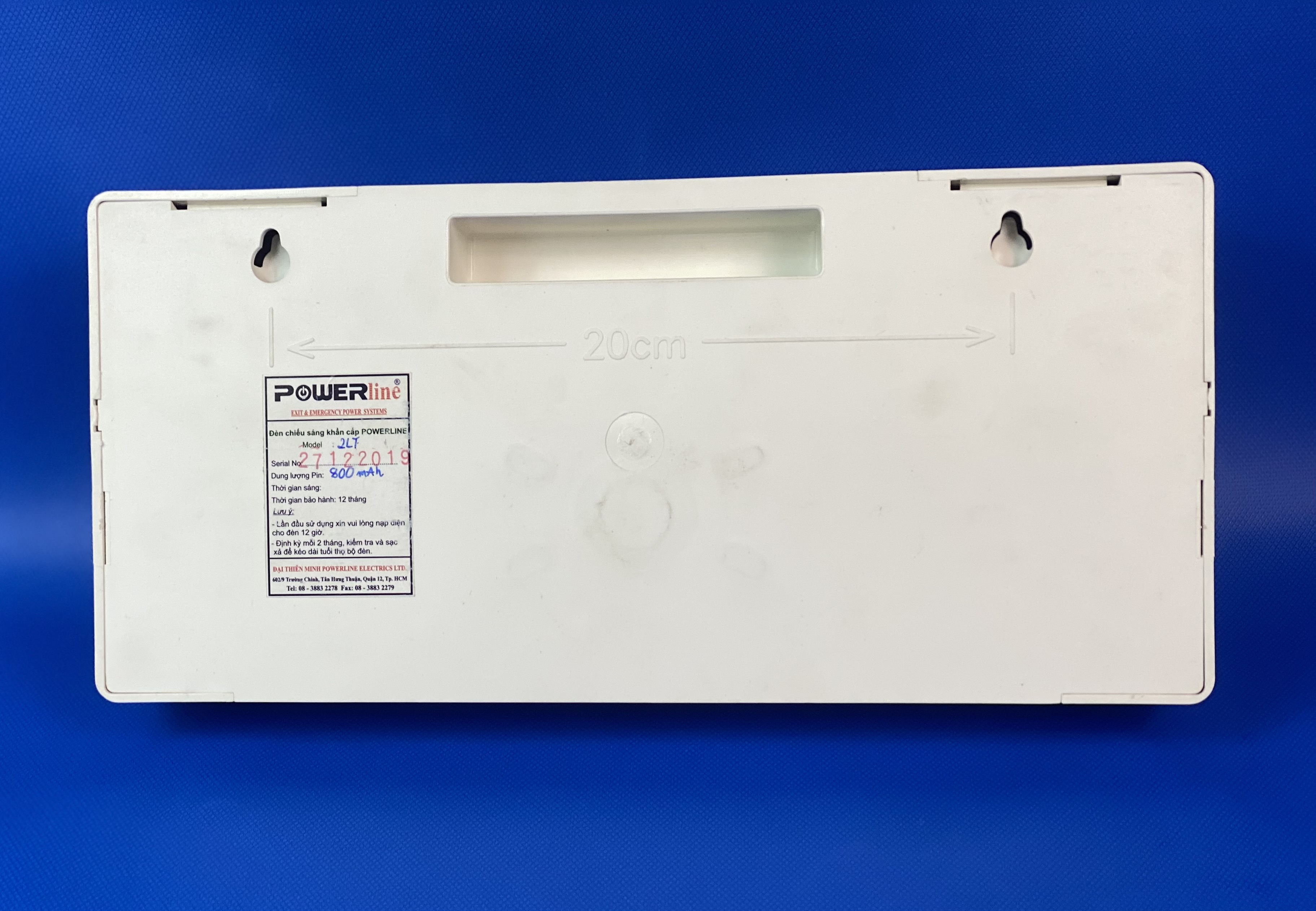 Đèn sạc chóa tròn Powerline 2LT