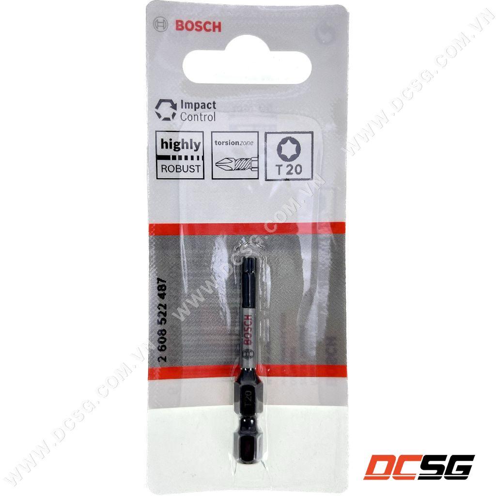 Mũi vít 1 đầu bake và hoa thị dài 50mm Power Bit Bosch | DCSG