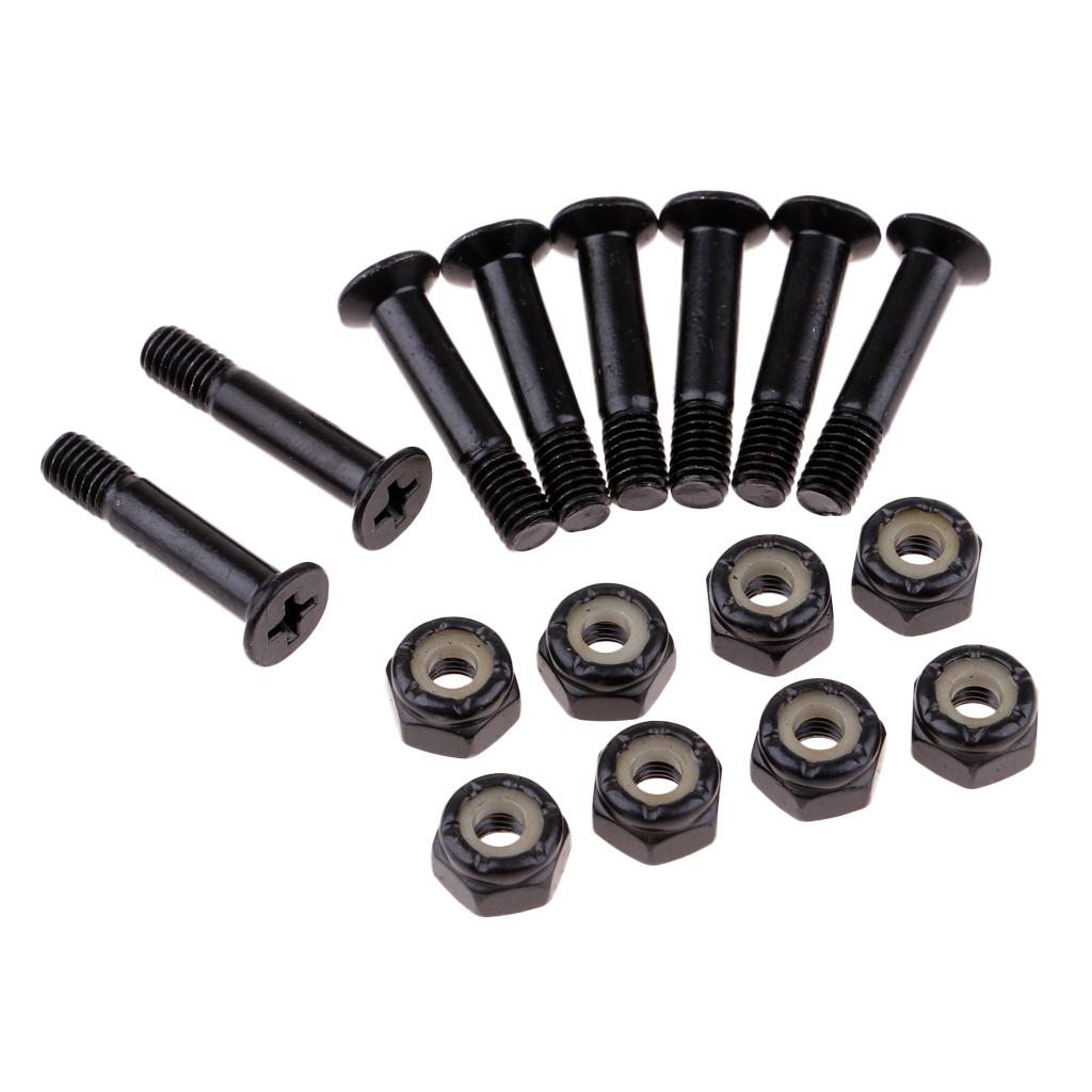8pcs Skateboard Hardware Mounting Bolts Screws Longboard Accessories 25mm