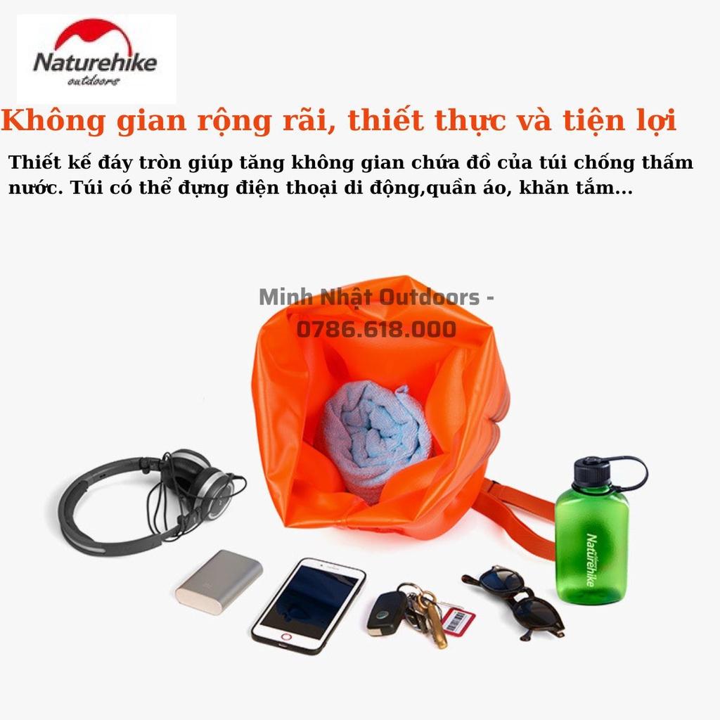 Phao bơi Naturehike kết hợp túi chống nước với thiết kế các buống khí riêng an toàn