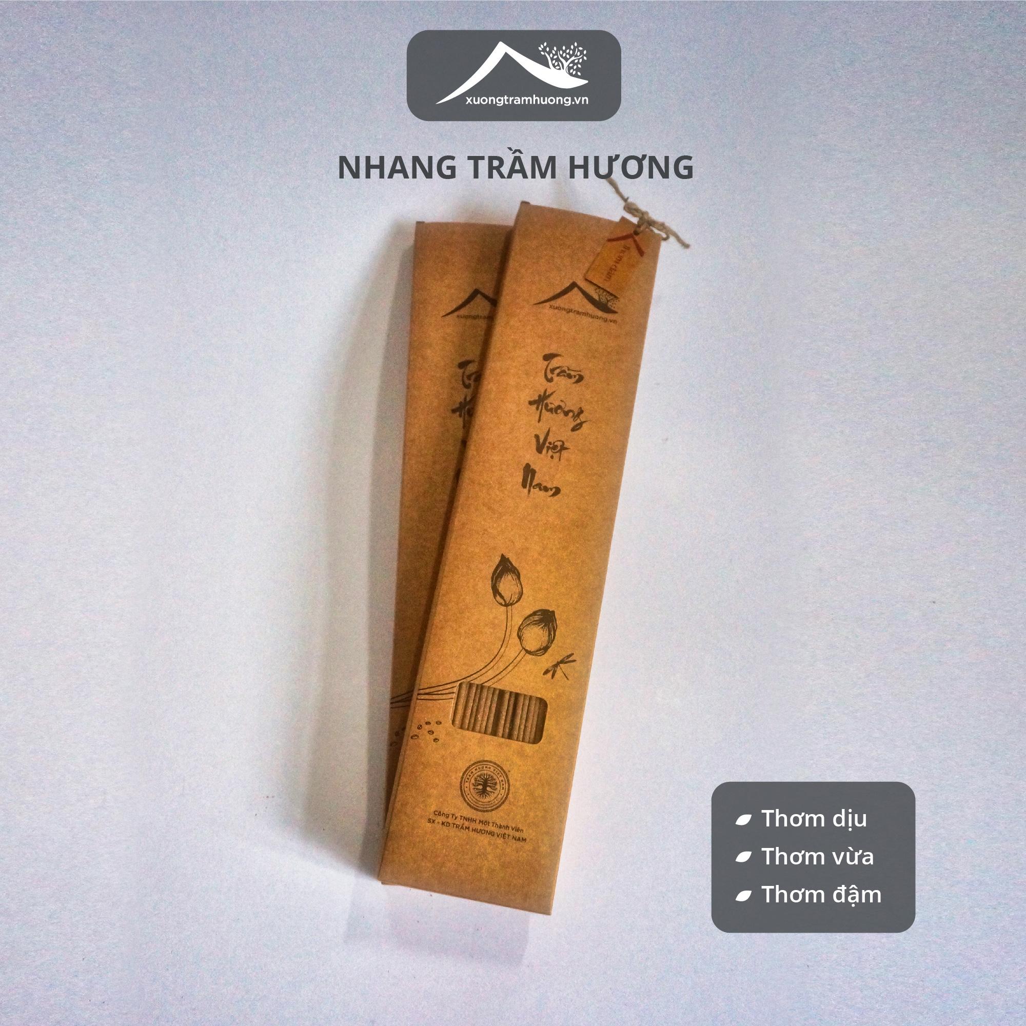 2 Hộp Nhang Trầm Hương Sạch Xưởng Trầm Hương An Toàn Sức Khoẻ Hộp 100 cây Xông Nhà Tẩy Uế - Thơm dịu