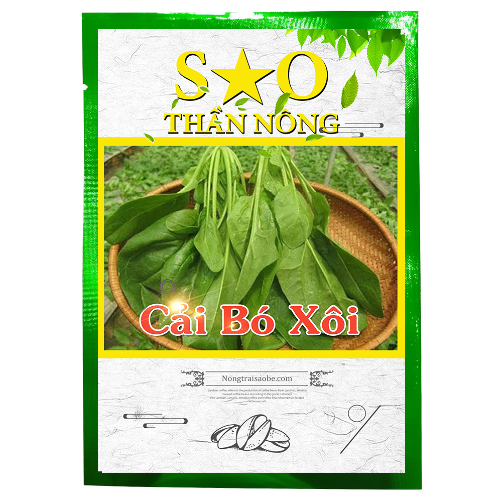 Hạt giống cải bó xôi cao sản - Hạt giống rau Sao Thần Nông