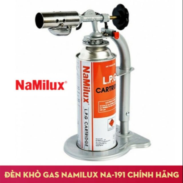 Khò đế Na dùng bình gas du lịch, đánh lửa tự động