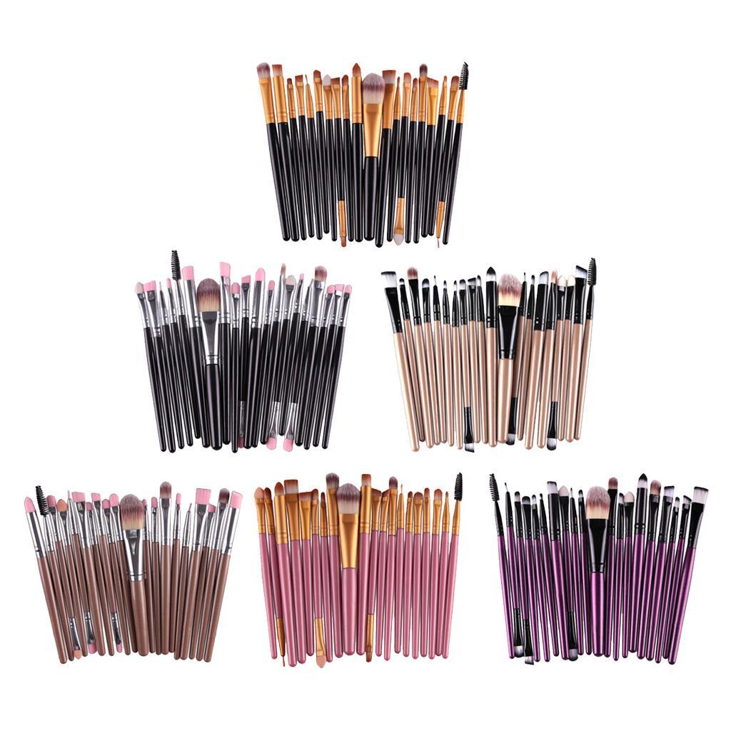 20 pics/set Professional Makeup Brush   Brush Black