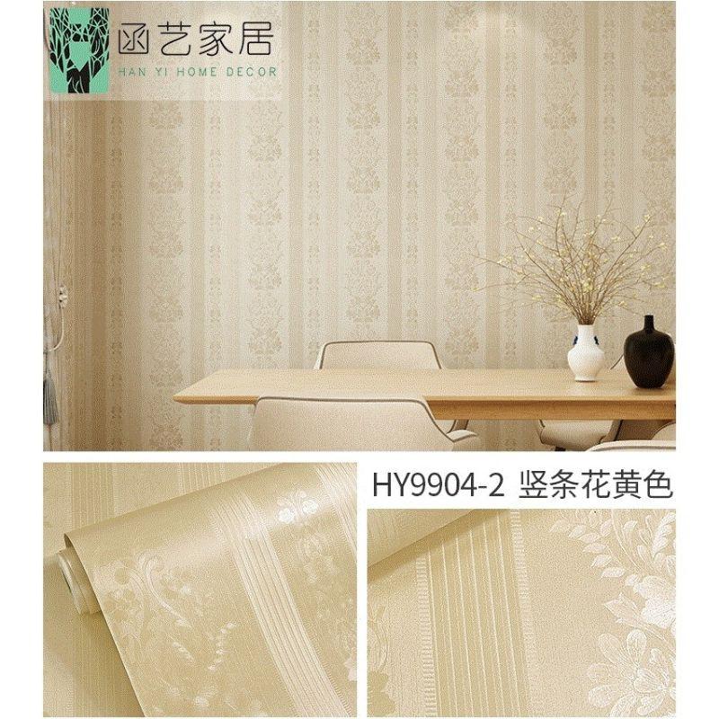 10 giấy dán tường hoa văn nổi khổ 45cm. mẫu sọc trắng