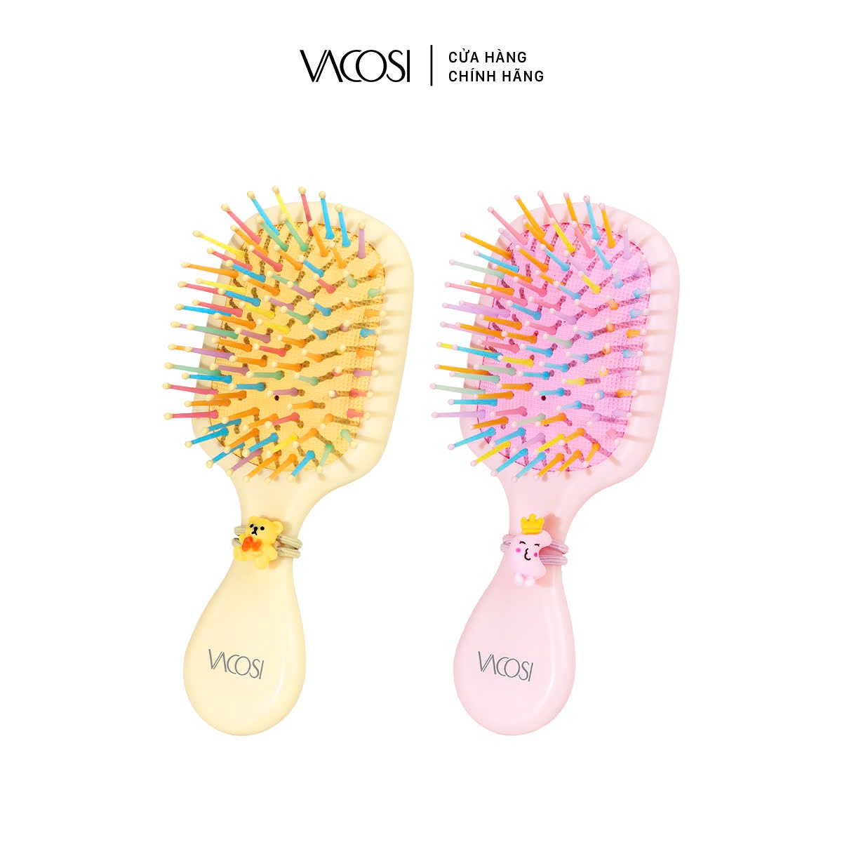 Lược chải tóc bỏ túi, kèm chun VACOSI POCKET COMB SET - C14