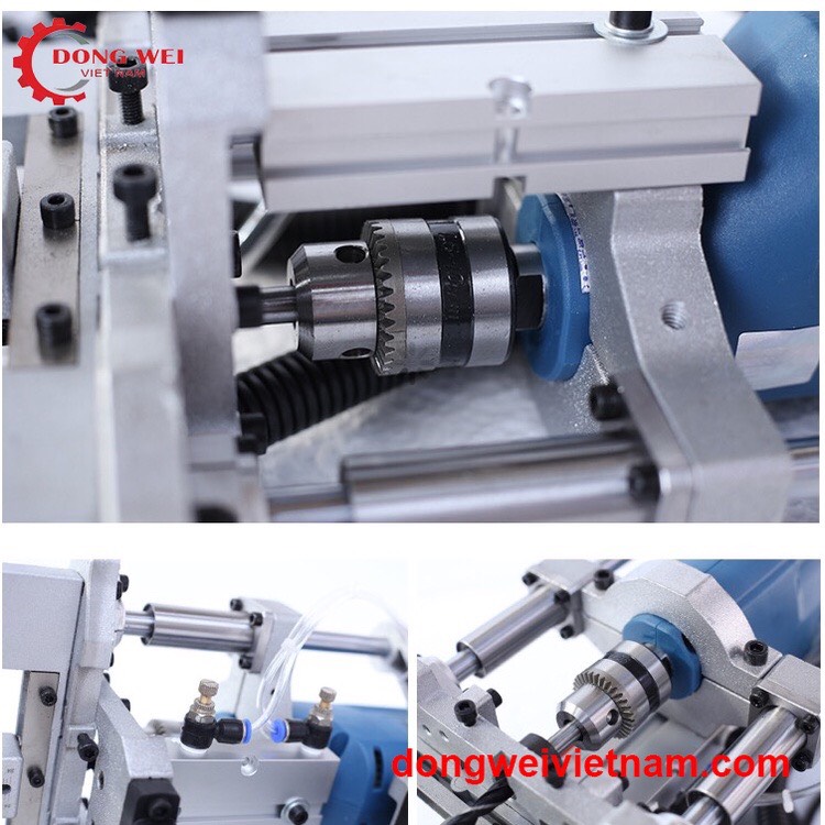 MÁY KHOAN LIÊN KẾT CHỐT CAM CHỐT GỖ KẾT HỢP HƠI KHÍ NÉN