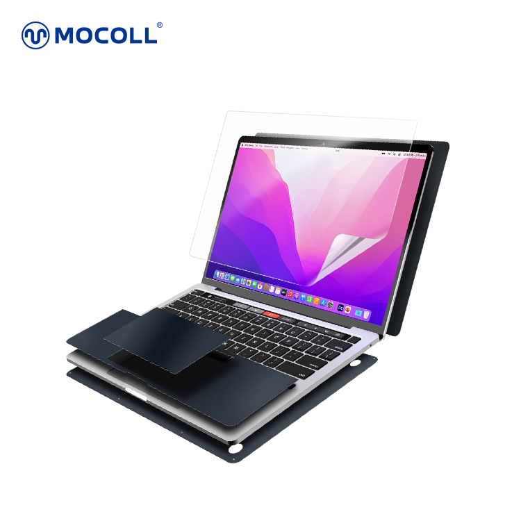 Bộ Dán Full dành cho MacBook Air M2 MOCOLL 5 In 1 Diamond Series - Hàng Nhập Khẩu