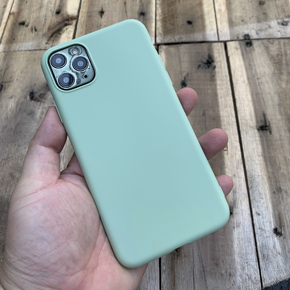 Ốp lưng dẻo mỏng dành cho iPhone 11 Pro - Màu xanh lá