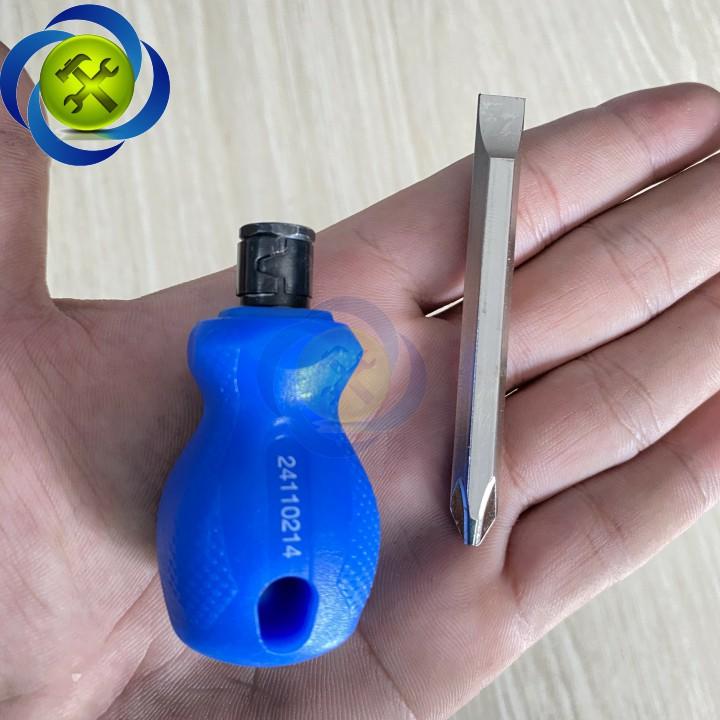 Tua Vít lùn 2 đầu dẹp và bake PH2X38mm Kingtony 24110214 màu xanh