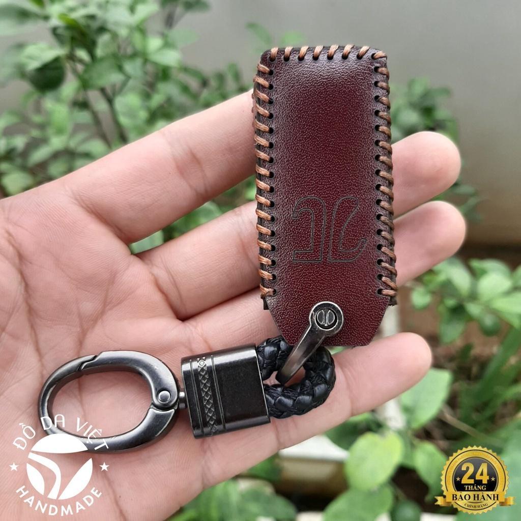 Bao Da Chìa Khóa Remote Pitech chống trộm, keyfob Pi V1 và V2. da thật 100%, bảo hành 2 năm