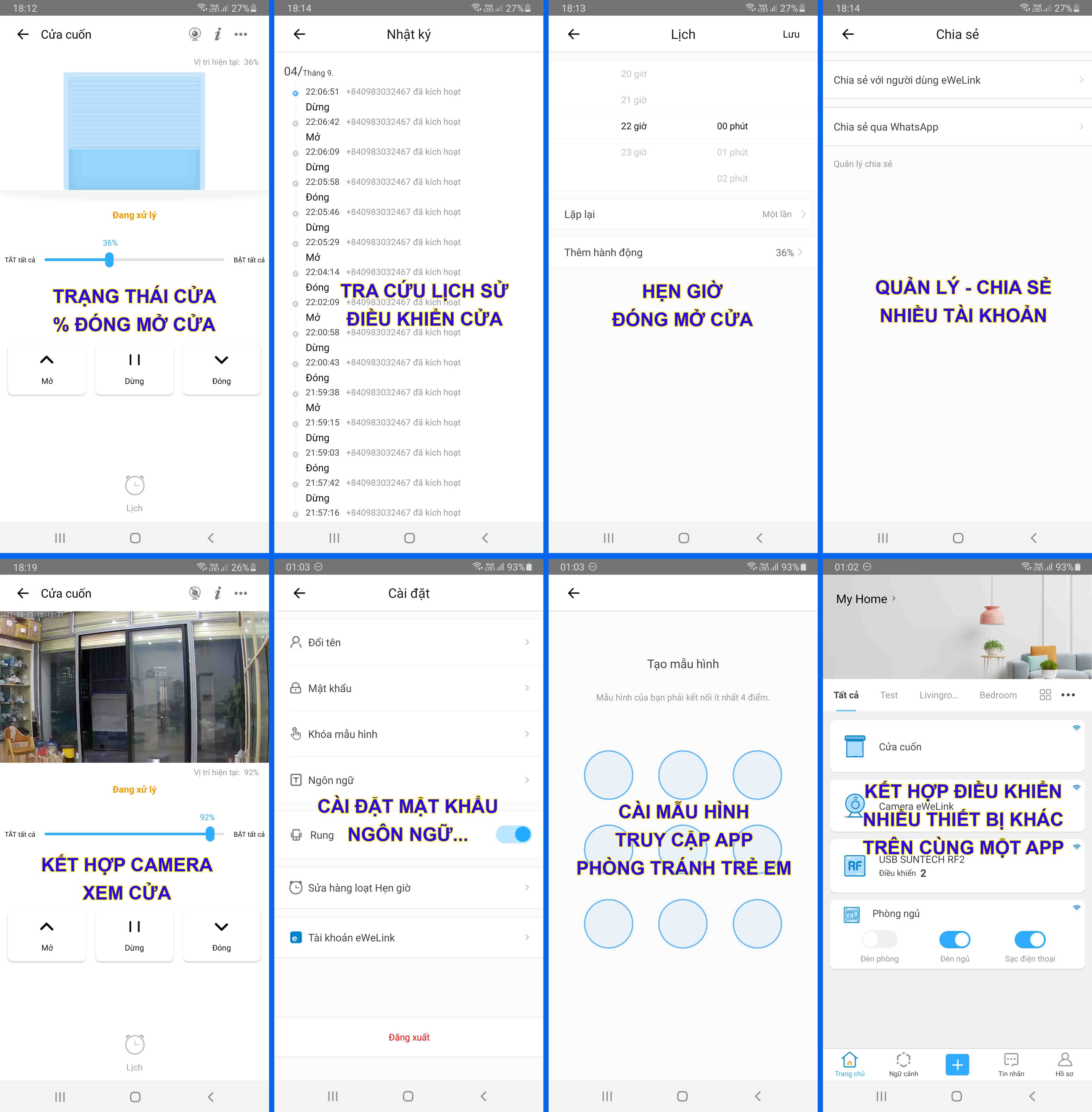 Hộp điều khiển cửa cuốn Wifi
