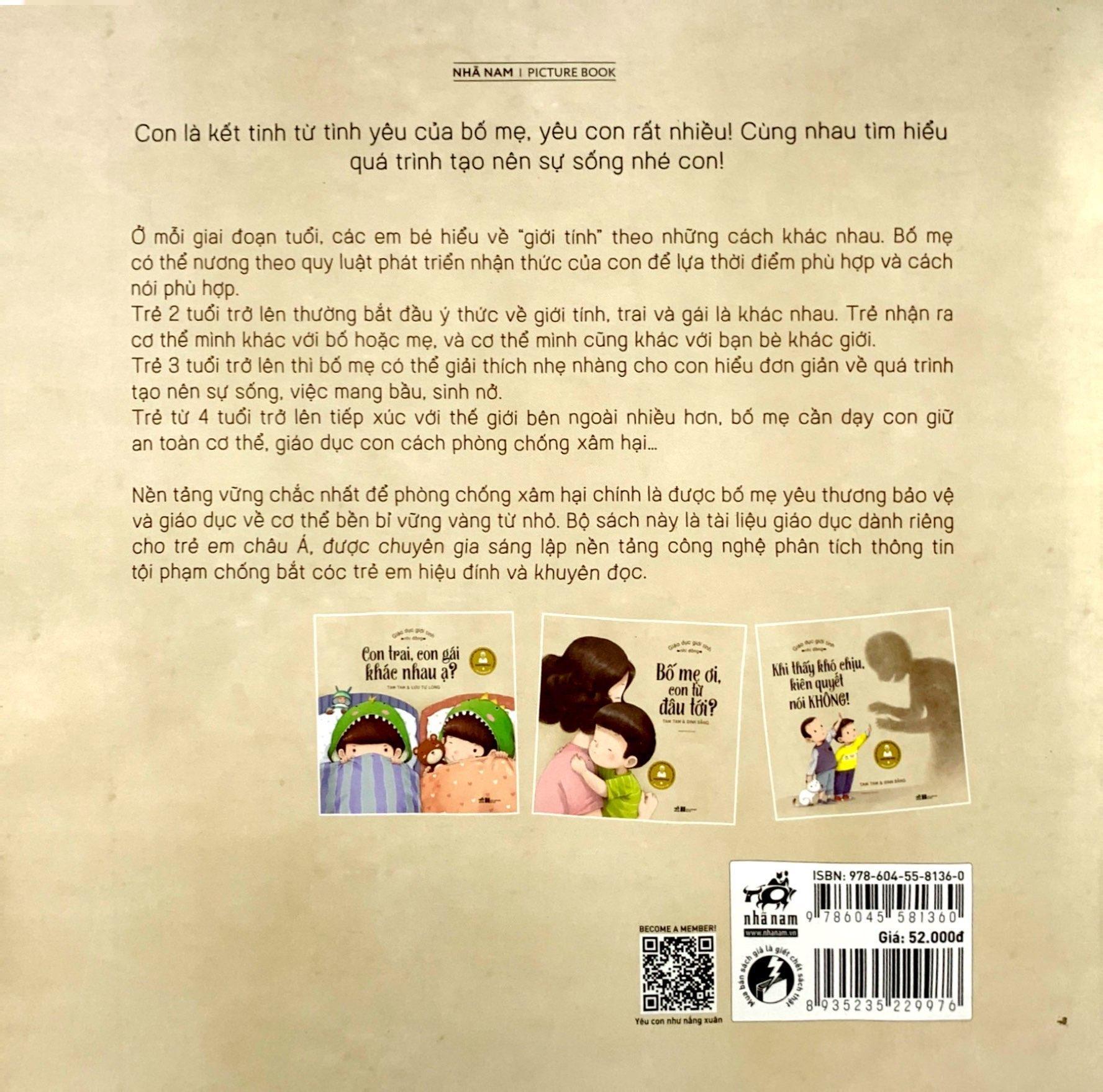 Sách Giáo Dục Giới Tính Nhi Đồng - Bố Mẹ Ơi, Con Từ Đâu Tới - ảnh 7