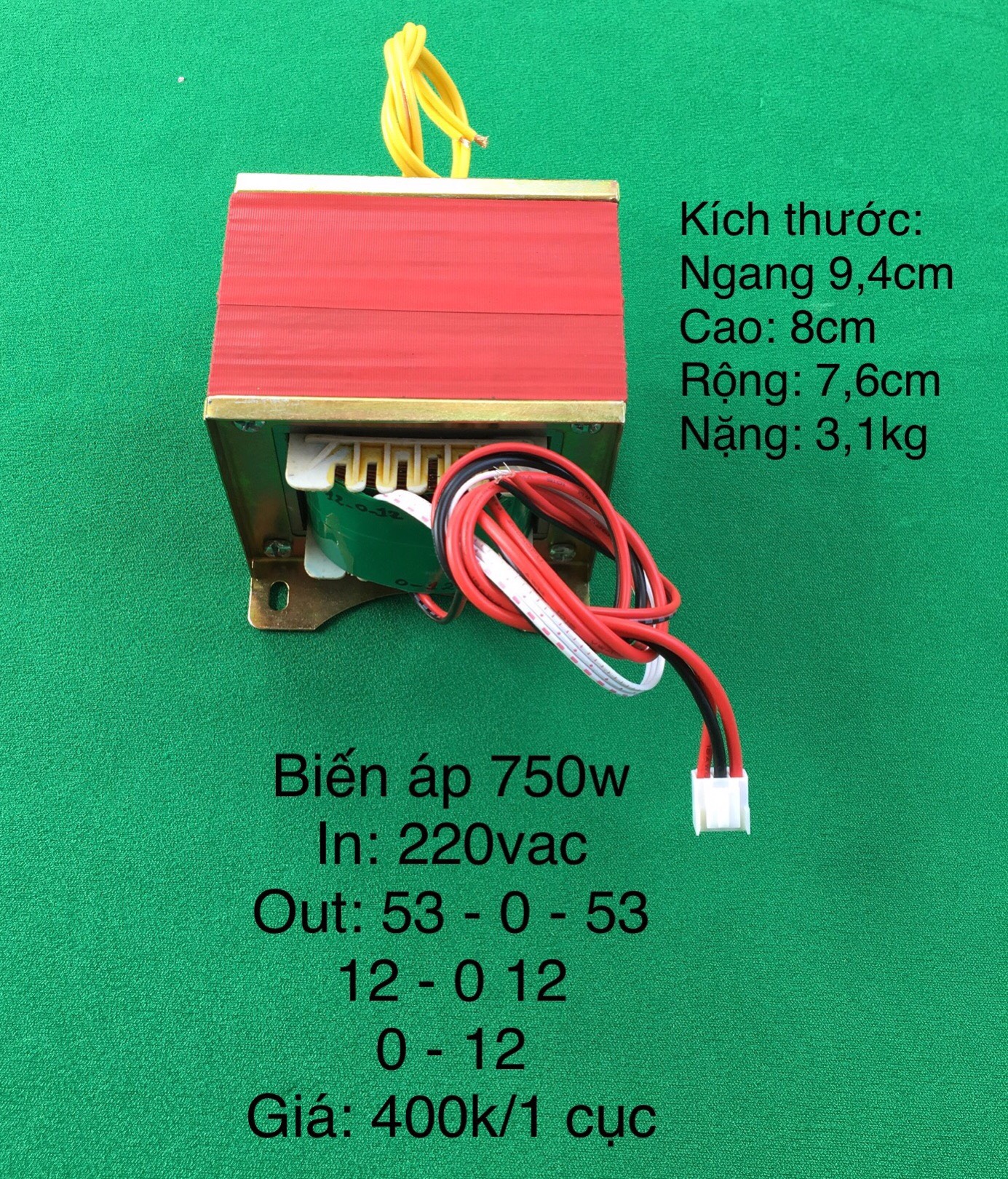 Biến áp 750w