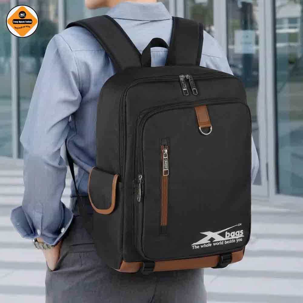 Balo học sinh đựng laptop 14 inch Xbags Yame – Balo trung học cao cấp, thời trang, sang trọng nhiều ngăn đi học, đi làm XB3101