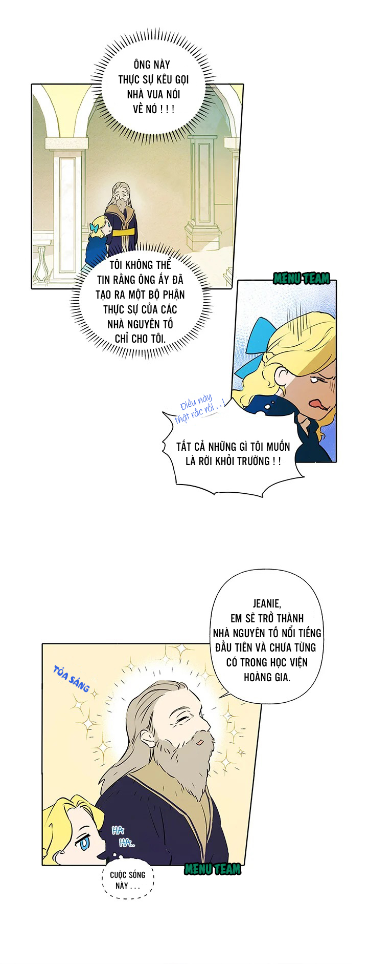 nhà nguyên tố tóc vàng chapter 3 13