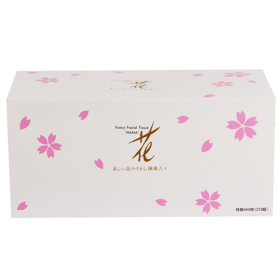 Khăn Giấy Hana Gold Hộp - Họa Tiết Ngẫu Nhiên