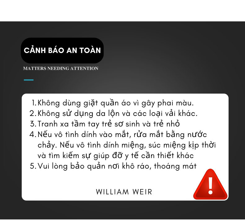 Chai vệ sinh giày WILLIAM WEIR cao cấp, tẩy sạch giày, làm sáng, xử mùi và bảo dưỡng giày chuyên nghiệp - Hàng chính hãng