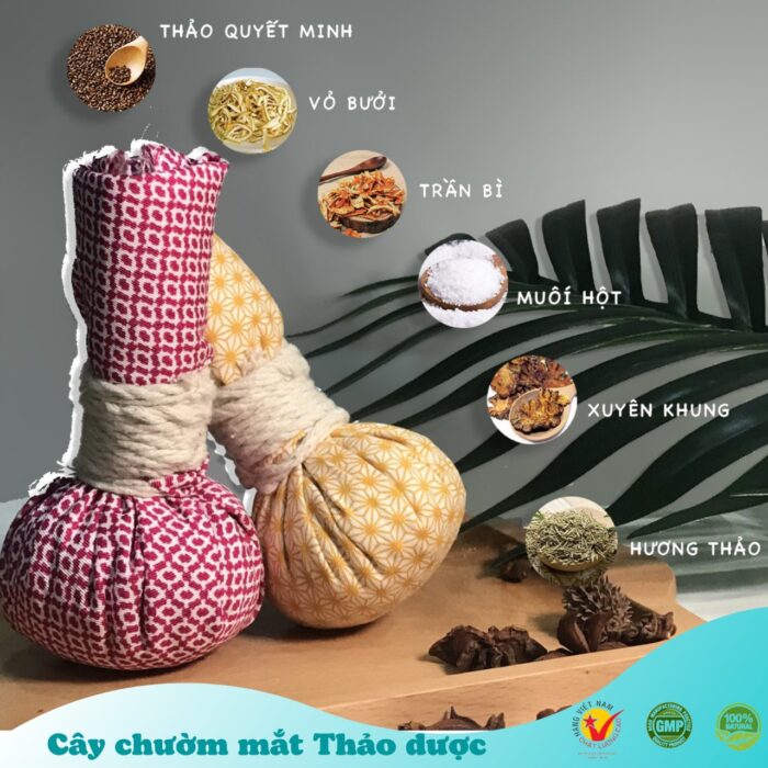 Cây Muối chườm mắt Thảo Dược 100gr - Giảm thâm quầng mắt , Thư giãn Bảo Nhiên