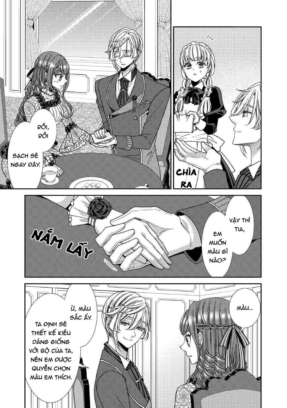 nhật ký theo dõi vị hôn thê tự nhận mình là nữ phụ phản diện 1 chapter 17 5