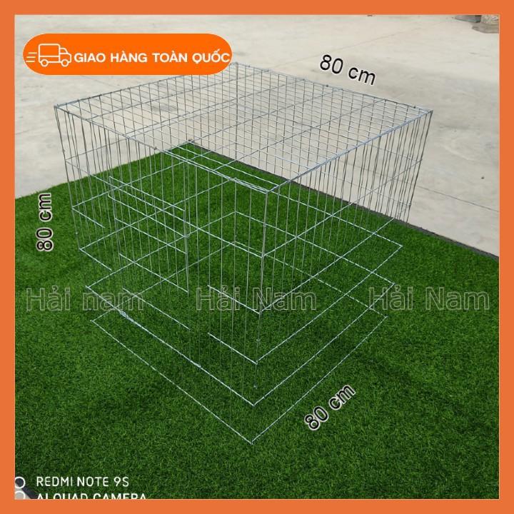 Chuồng gà chọi ( Combo 2 lồng gà ) - Kích thước : 80 cm x 80 cmx 80 cm