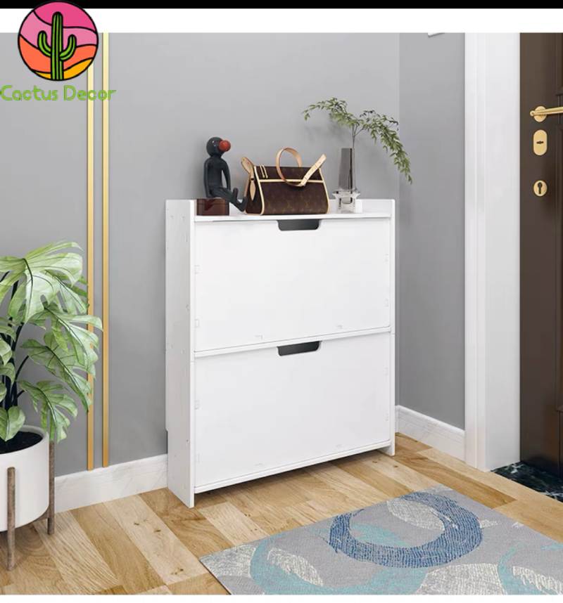 Tủ giày dép thông minh 2 tầng 2 ngăn Chống Nước, Chịu Lực Tốt