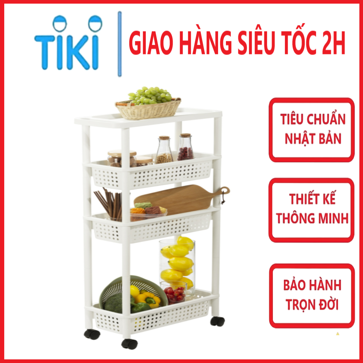 Kệ di động Tokyo - Giao màu ngẫu nhiên