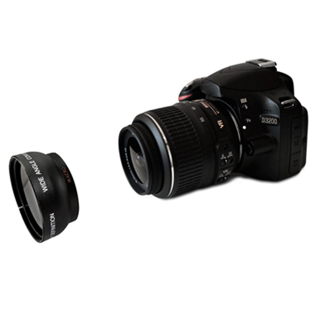 52mm 2X Telephoto Lens Teleconverter for Canon Nikon Sony Pentax DSLR Camera