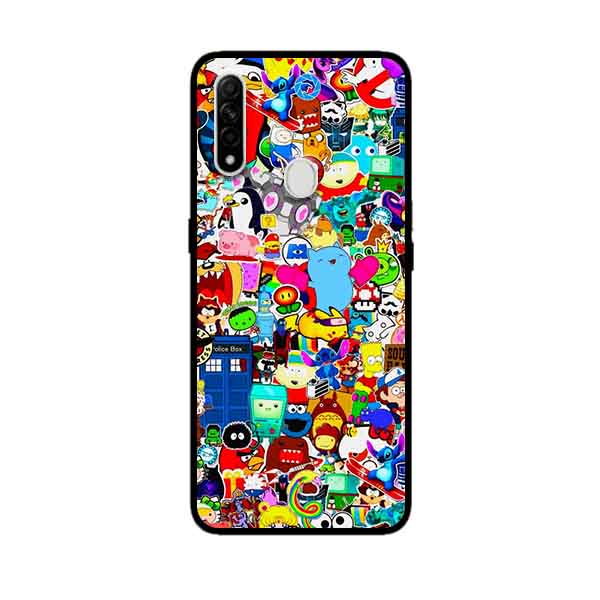 Ốp Lưng in cho Oppo A31 Mẫu Màu Sắc 4 - Hàng Chính Hãng